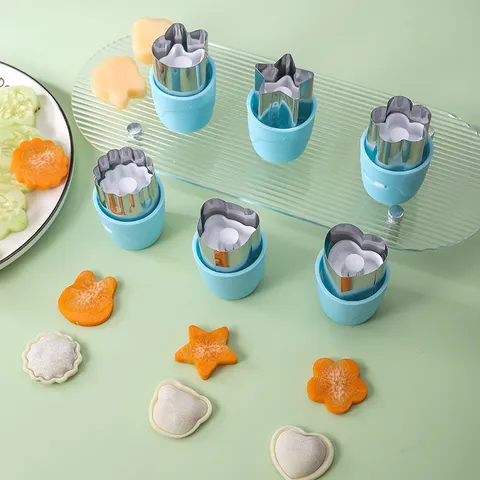 Stainless Steel Dumpling Skin Press Mold Cartoon Cookie Cutter Fruit And Vegetable Embosser Kitchen Baking Tool