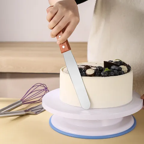 Kuchen Dekorieren Drehteller Set Heimbacken Werkzeuge Tortendekoration Zubehör Mit Spritztüten Spatel Schabern Für Küche