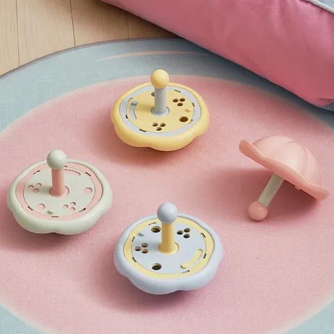 Cat Puzzle Toy Interactive Food Dispenser Slow Feeder Plastic Mushroom Tumbler Toy For Pet Cat Dog Daily Play Entertainment