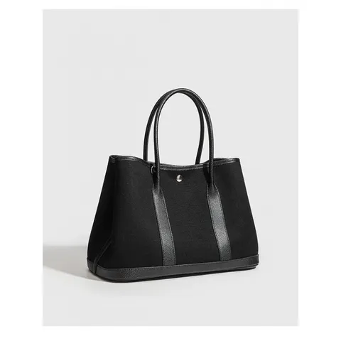 Bolso Tote de Lona para Mujer Gran Capacidad Bolso Casual Estilo Diseñador Bolso de Hombro Moda Asa Superior