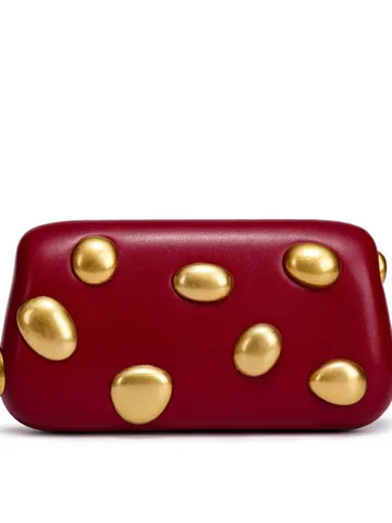 Bolso de Axila con Cadena de Diseño de Nicho Bolso Bandolera de Cuero PU para Mujer Bolso Cuadrado Pequeño de Color Sólido Elegante