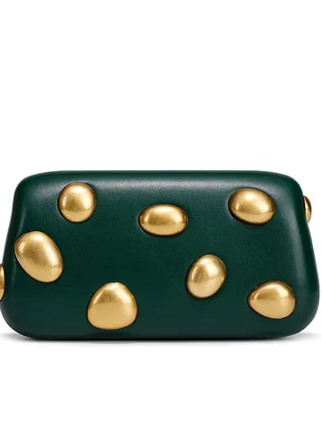 Bolso de Axila con Cadena de Diseño de Nicho Bolso Bandolera de Cuero PU para Mujer Bolso Cuadrado Pequeño de Color Sólido Elegante