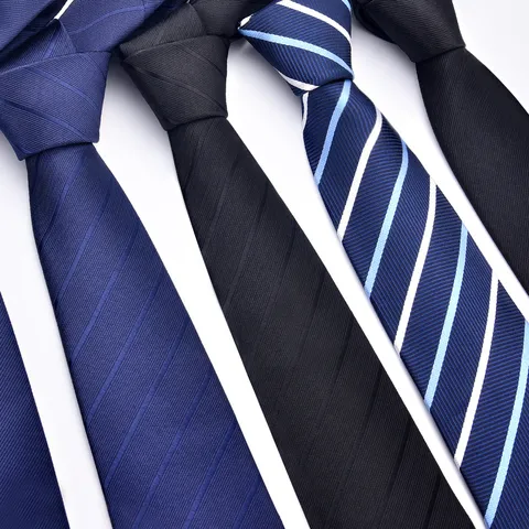 Men's Business Tie Classic Striped Necktie Jacquard Woven Formal Neckwear For Business Office Wedding Interview Party