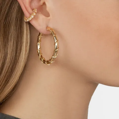 Retro Legierung Strass Künstliche Perle C Form Ohrclips Ohne Ohrloch Süß Cool Stil Ohrklemmen Für Damen Schmuck