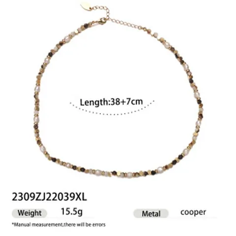 Niche Luxury Natural Pearl 3D Pleated Moon Long Necklace Brass Gold Plated Fashion Jewelry For Women