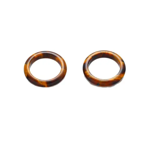 Anello in Pietra Naturale di Moda Europea e Americana per Donna Occhio di Tigre Malachite Agata Rame Placcato Oro Gioielli