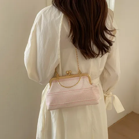 Women's Evening Rhinestone Handbag Luxury Designer Mini Evening Dress Bag Chain Shoulder Bag PU Leather Daily Handbag
