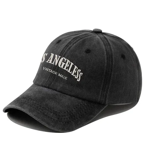 Retro Gewaschen Distressed Polyester Baseballkappe Für Herren Damen Bestickte Buchstaben Sonnenschutz Outdoor Sport Mode Sonnenhut
