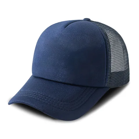 Blank Mesh Trucker Hat Breathable Adjustable Baseball Cap Plain Sun Hat For Men Women Outdoor Casual Sports Snapback Cap