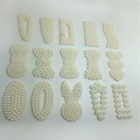Plaque Base Pince Cheveux Plastique Perle Artificielle Style Coréen Composants Matériaux Bijoux DIY Épingle Cheveux Fait Main