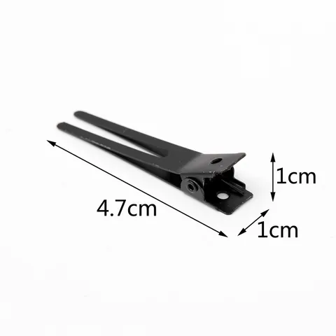 Minimalistische Metalen Eendenbek Clips Dubbele Tangen Haarspelden Basis Voor Kinderen Strikken Hoofddeksels Componenten DIY Ambachten Styling Salon Spelden