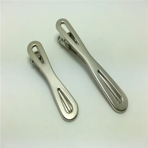 Metal Hollow Figure 8 Alligator Hair Clip Accessories For DIY Jewelry Making Korean Minimalist Electroplated Hairpins Components