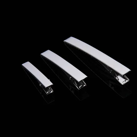 Pinces Crocodiles en Métal Base Épaissie pour Accessoires de Coiffure DIY Barrettes Cheveux Style Coréen Pinces Lisses