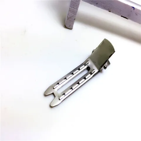 Verguld Metaal Eendenbek Haarspeld Basis Zilver Dubbele Tanden Haarspelden Accessoires Voor DIY Haarstrikken Maken Knutselspullen