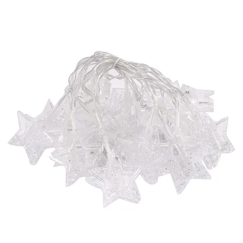 Cadena de Luces LED con Pinzas para Fotos de Estrellas Navidad Vacaciones Decorativo Blanco Cálido Colorido Dormitorio Fiesta