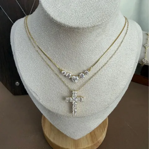 Moissanite Σετ Κοσμημάτων Ασήμι 925 Κολιέ Σκουλαρίκια Βραχιόλι Δαχτυλίδι Χρώμα D Λαμπερό Πολυτελές Καλό Κόσμημα Δώρο
