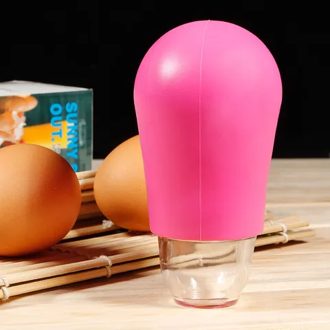 Modern Minimalist TPR And AS Egg White Separator Kitchen Baking Tool Red Egg Yolk Extractor Household Gadget