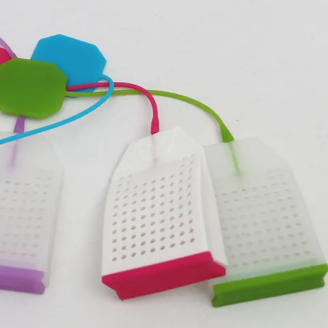 Handtas Vormige Siliconen Thee-Ei Creatief Theezakje Blad Filter Losse Thee Zeef Leuke Keuken Gadget