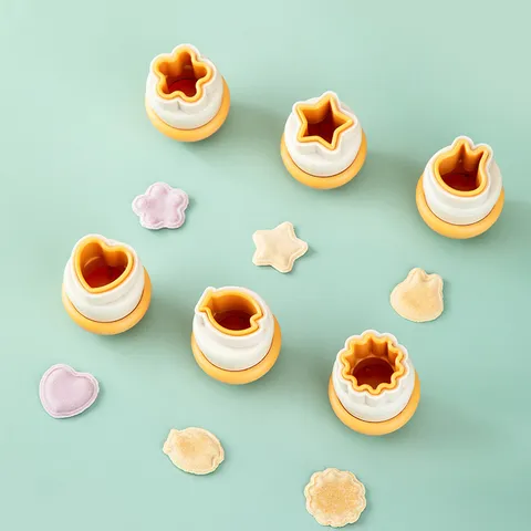 Paddenstoel Wonton Dumpling Vorm Automatische Afdichting Babyvoeding Maker Plastic Pers Keuken Bakken Hulpmiddel