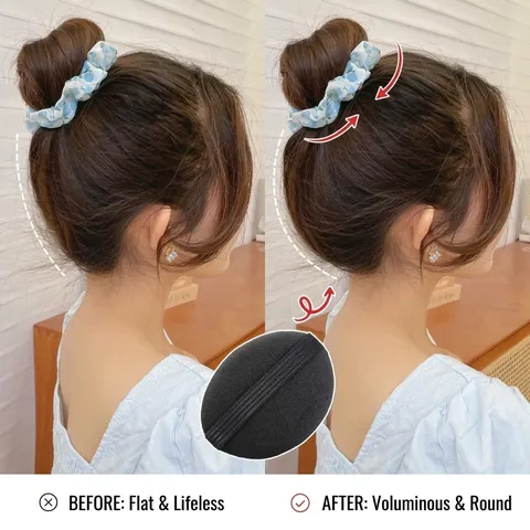 Invisible Hair Volumizing Pad Root Lifter Hair Clip For Women Top Head Heightened Sponge Hair Cushion Hair Accessories