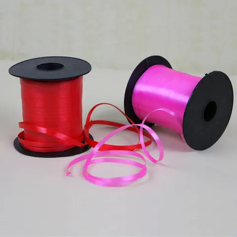 Kunststoff Band Spule Ballon Band Für Hochzeit Party Geschenkverpackung Stühle Tisch DIY Schleife Dekoration Bastelzubehör