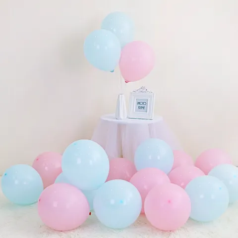 Zoll Matt Macaron Latex Ballons Verdickte Dekorative Ballons Für Hochzeit Geburtstag Party Zeremonie Dekoration Rund Latex Ballon