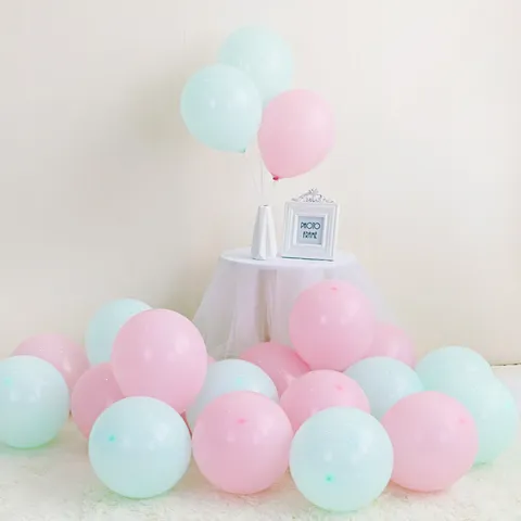 Zoll Matt Macaron Latex Ballons Verdickte Dekorative Ballons Für Hochzeit Geburtstag Party Zeremonie Dekoration Rund Latex Ballon