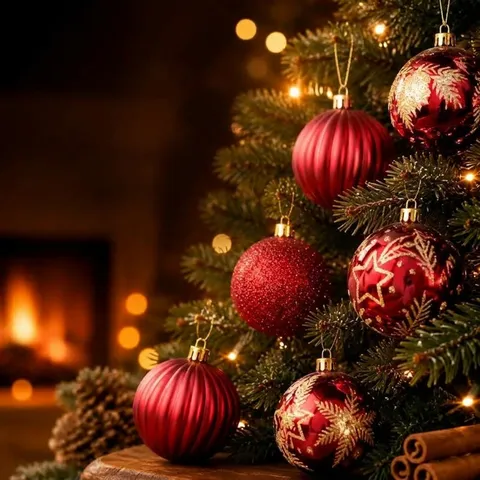 Bolas de Navidad Pintadas Adornos Colgantes Inastillables Galvanizados Para Árbol de Navidad Ventana Hogar Fiesta Suministros