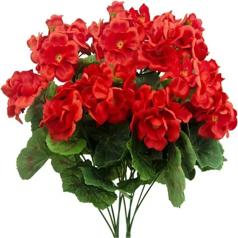 Artificial Hydrangea Bouquet Silk Flowers Fake Floral For Home Wedding Party Indoor Outdoor Decorative Plant