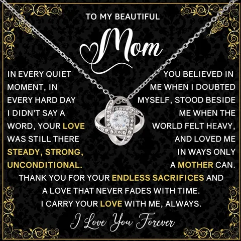 Fashion Copper Rhinestone Pendant Necklace Elegant Double Ring Interlocking Heart Clavicle Chain Jewelry For Women Mother's Day Gift