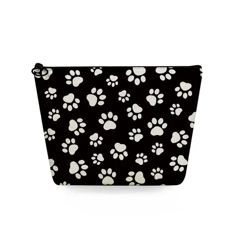 Simpatico Gatto Stampa Borsa Cosmetica Portatile Viaggio Beauty Case Impermeabile Poliestere Organizzatore Trucco Custodia Per Donna