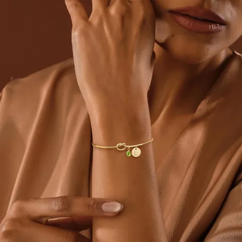 Moda Rame Lettera Fascino Braccialetto Regolabile Pietra Di Nascita Nodo Bracciale Delicato Galvanizzato Gioielli Mano Per Damigella D'Onore Donna Regalo