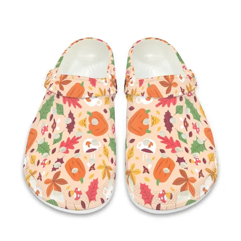 Pflanze Ahornblatt Muster EVA Clogs Für Herren Damen Sommer Atmungsaktive Weiche Sohle Garten Schuhe Strand Sandalen