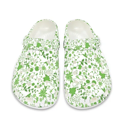 Damen Casual Blumenmuster Garten Clogs Leichtes EVA Atmungsaktive Slipper Sandalen Für Outdoor Indoor Alltagsgebrauch