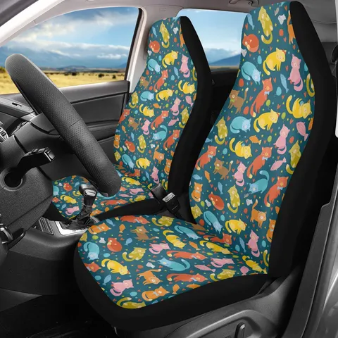 Universelle Gestrickte Autositzbezüge Atmungsaktiv Sportstil Kissen Protektor Für Autoinnenraum Zubehör