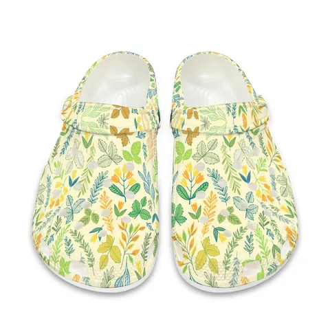 EVA Botanischer Druck Garten Clogs Atmungsaktive Strandhausschuhe Lässige Leichte Spritzgegossene Sommerschuhe Für Herren Damen