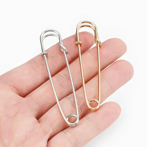 Thickened Stainless Steel Safety Pins Heavy Duty Brooch Findings For Clothes Bags DIY Jewelry Making Craft Accessories