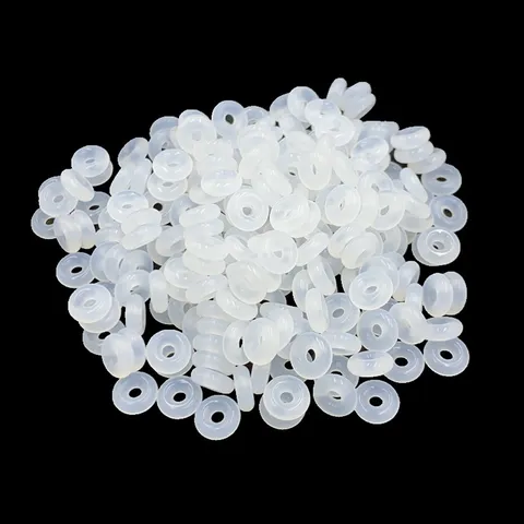 Transparent Silicone Earring Back Only Anti Friction Rubber O-Ring For Ear Stud Nose Stud Fixing Piercing Jewelry Accessories