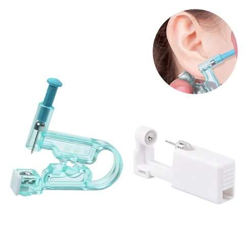 Stainless Steel Ear Piercing Tool Kit For Students Beginners Sterile Painless Ear Piercer Body Piercing Unit Accessory