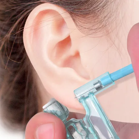 Stainless Steel Ear Piercing Tool Kit For Students Beginners Sterile Painless Ear Piercer Body Piercing Unit Accessory
