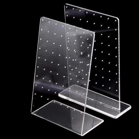 Transparenter Acryl Schmuck Display Ständer Für Ohrringe Labret Stecker Fotografie Schmuck Organizer Halter