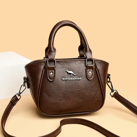 Women PU Leather Boston Bag Casual Minimalist Underarm Shoulder Bag Fashion Solid Color Top Handle Handbag