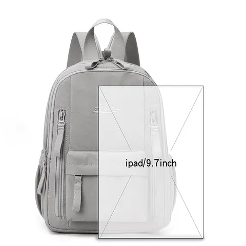 Multi-Function Casual Oxford Cloth Backpack Unisex Waterproof Travel Daypack Small School Bookbag For Daily Commute