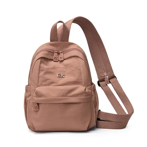 Women Lightweight Casual Nylon Mini Backpack Multi-Function Convertible Shoulder Bag Fashion Travel Daypack