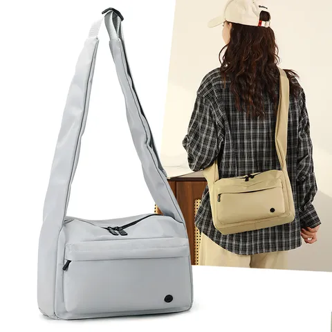 Donne Nylon Borsa a Tracolla Grande Capacità Commuter Messenger Bag Casual Versatile Singola Borsa a Spalla Borsa