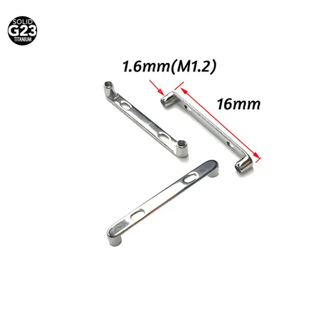 Τιτάνιο G23 Βάση Microdermal με 3 Τρύπες Εσωτερικό Σπείρωμα 14G M1.2 Κοσμήματα Piercing Σώματος Dermal Anchor