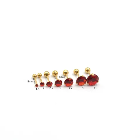 Minimalistische 3-Krallen Zirkonia Edelstahl Ohrstecker Für Unisex Knorpel Piercing Schmuck Eingelegte Zirkonia Schraubverschluss Ohrringe 316L Stahl
