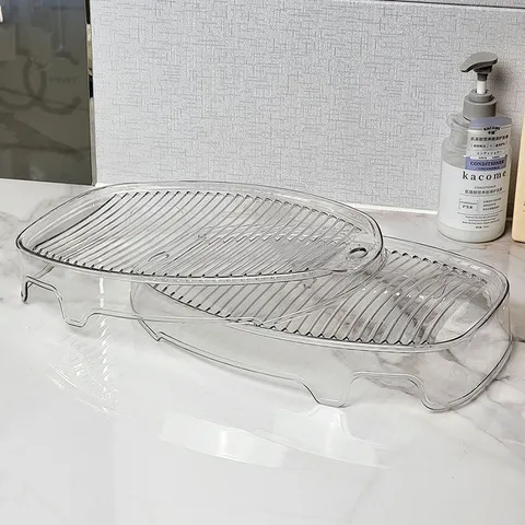 Thickened Clear Plastic Mini Washboard Portable Anti Slip Laundry Washing Board With Hanging Hole For Student Dormitory Socks Underwear Cleaning