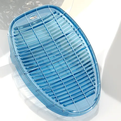 Household Plastic Washboard Thickened PET Transparent Laundry Board Anti Slip Wavy Design For Dormitory Underwear Socks Home Cleaning Tool