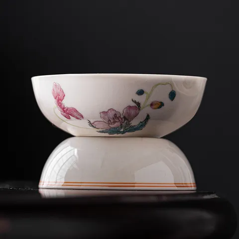 Chinesische Stijl Keramiek Theezeef Handbeschilderd Klaproos Bloem Dessin Kung Fu Thee Set Filters Accessoires